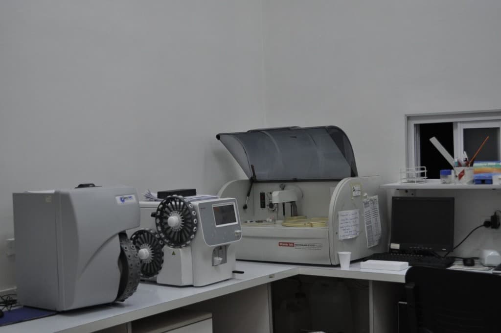 Equipamiento del laboratorio 1